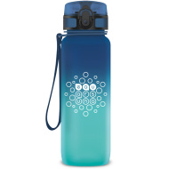 Ars Una: BPA-freie Trinkflasche mit Farbverlauf, matt - 800 ml - Dark Sea
