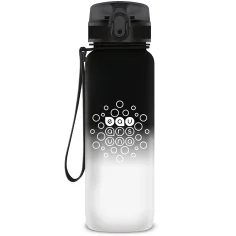 Ars Una: BPA-freie, matte Trinkflasche mit Farbverlauf - 800 ml - Schwarz & Weiß