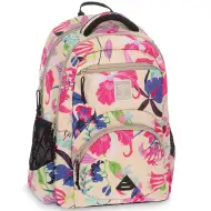 Ars Una: Beach Flowers ergonomischer Schulrucksack mit Blumenmuster, 33x45x24 cm