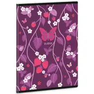 Ars Una: Bloom Papillon extra geheftetes kariertes Heft A/5