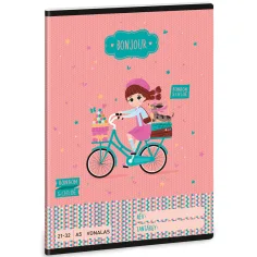 Ars Una: Bonjour liniertes Heft A5 21-32