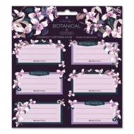 Ars Una: Botanische Orchidee, verpackte Heftaufkleber, 3×6 Stück