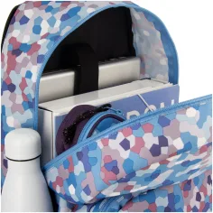Ars Una: Caleidoscope-blauer Schulrucksack AU-14 32 x 51 x 25 cm Bild 6