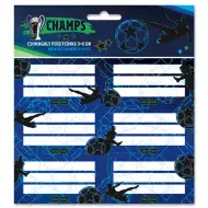 Ars Una: Champs Fußball-Heftetiketten 3x6 Stk.