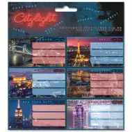 Ars Una: Citylight verpackte Heftetiketten, 3x6 Stück