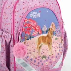Ars Una: Cute Animals – Horse, anatomischer Schulrucksack, 33 x 42 x 21 cm Bild 4