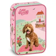 Ars Una Cute Animals Hund mehrstöckiges Federmäppchen