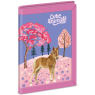 Ars Una: Cute Animals Pferde-Geldbörse 9 x 12,5 x 2 cm