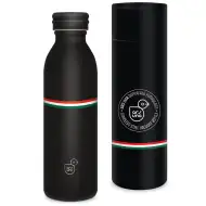 Ars Una: Flag Black Ungarische Flagge doppelwandige Metallflasche in Geschenkbox 600ml