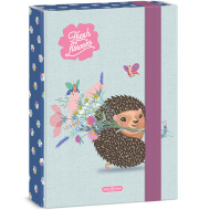 Ars Una: Fresh Flowers Heftbox mit Igelmuster A5