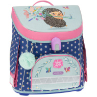 Ars Una: Frische Blumen Schultasche/Rucksack mit Magnetverschluss, 33 x 41 x 24 cm