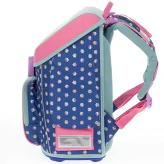 Ars Una: Frische Blumen Schultasche/Rucksack mit Magnetverschluss, 33 x 41 x 24 cm Bild 4