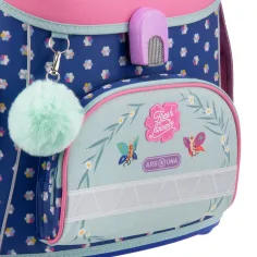 Ars Una: Frische Blumen Schultasche/Rucksack mit Magnetverschluss, 33 x 41 x 24 cm Bild 6