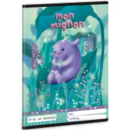 Ars Una: Kariertes Heft A/5 mit Mon Mignon Muster 27-32