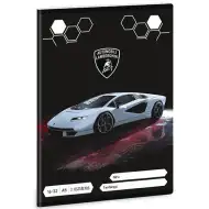Ars Una: Lamborghini graues liniertes Heft für die 2. Klasse A/5 16-32