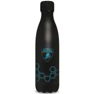 Ars Una: Lamborghini schwarze doppelwandige Metall-Trinkflasche 500 ml