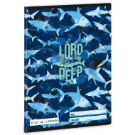 Ars Una: Lord of the Deep Haifisch 3. Klasse liniert Heft A/5