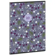 Ars Una: Lovely Bloom Bluebells extra Ringbuch kariertes Heft A/4