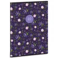 Ars Una: Lovely Bloom Wild Rose extra Ringbuch kariertes Heft A/4