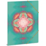 Ars Una: Mandala Türkis Hoffnung Gummibandmappe A/4