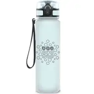 Ars Una: Matt hellblau BPA-freie Trinkflasche 600ml