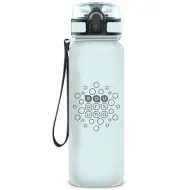 Ars Una: Matt hellblau BPA-freie Trinkflasche 800ml