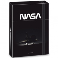 Ars Una: NASA schwarze Heftbox mit Gummiband, A4