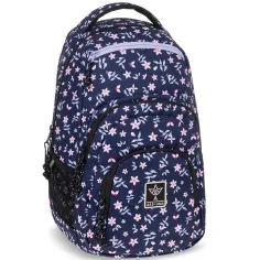 Ars Una: Navy Bloom AU-2 Schultasche, Rucksack 32 x 46 x 22 cm