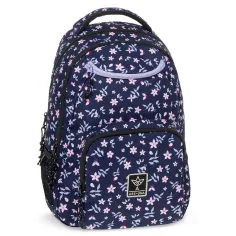 Ars Una: Navy Bloom AU-6 Schultasche, Rucksack 34 x 45 x 26 cm