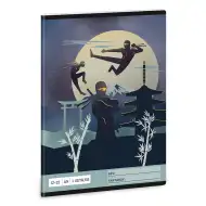 Ars Una: Ninjas in the Dark A/5 liniertes Heft für die 3. Klasse 12-32