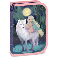 Ars Una: Northern Lights aufklappbares, gefülltes Federmäppchen 13 x 19 x 4 cm