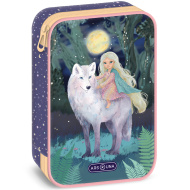 Ars Una: Northern Lights mehrstöckiges Federmäppchen 15,5 x 22,5 x 4,5 cm