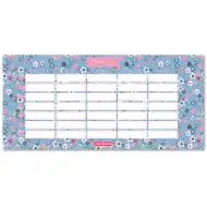 Ars Una: Pearl Blossom Blue blumiges beidseitiges Stundenplan