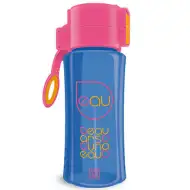 Ars Una: Pink und blau BPA-freie Trinkflasche 450ml