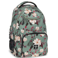 Ars Una: Schultasche/Rucksack „Blumengrün“ AU-6 34x45x26 cm