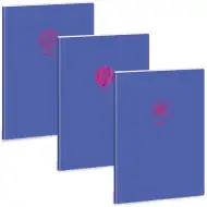 Ars Una: Soft Touch Violet Spring extra Heftklammern glattes Heft A/4