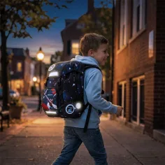 Ars Una: Space Explorer Easy-Pack Schultasche, Rucksack 27x38x18 cm Bild 8