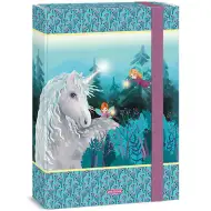 Ars Una: Stardust weißes Einhorn und Fee gemusterte Heftbox A/4