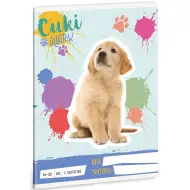 Ars Una: Süße Tiere – Golden Retriever liniertes Heft für die 2. Klasse A/5 16-32