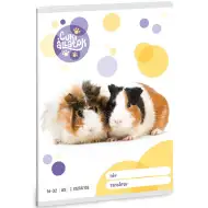 Ars Una: Süße Tiere - Meerschweinchen 2. Klasse liniert Heft 32 Seiten A/5