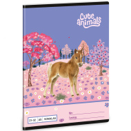 Ars Una: Süße Tiere - Pferd liniertes Heft A/5 21-32