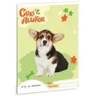 Ars Una: Süße Tiere - Welsh Corgi kariertes Heft A/5 27-32