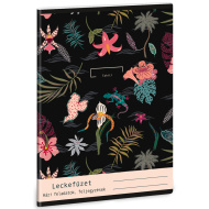 Ars Una: Tahiti geblümtes Hausaufgabenheft A/5