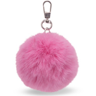 Ars Una: Taschenpompon, rosa, 7 cm