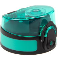 Ars Una: Trinkflaschendeckel mit Sicherheitsverschluss in Türkis für 600-ml-Flasche