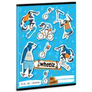 Ars Una: Wheelz liniertes Heft für die 1. Klasse A/5 14-32