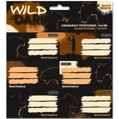 Ars Una: Wild in the Dark – verpackte Heftaufkleber mit Löwenmotiv, 3×6 Stück