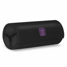 Ars Una: aufrollbares Federmäppchen für Mädchen, schwarz-violett, 20x9x9 cm