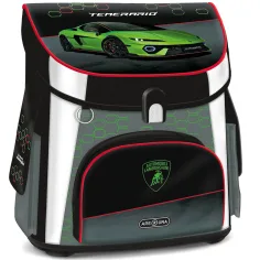 Ars Una: ergonomischer Schulrucksack im Lamborghini-Design mit Magnetverschluss, 33 x 41 x 24 cm