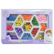 Art&amp;Fun: Schmuckset mit über 100 gepunkteten und bunten Perlen